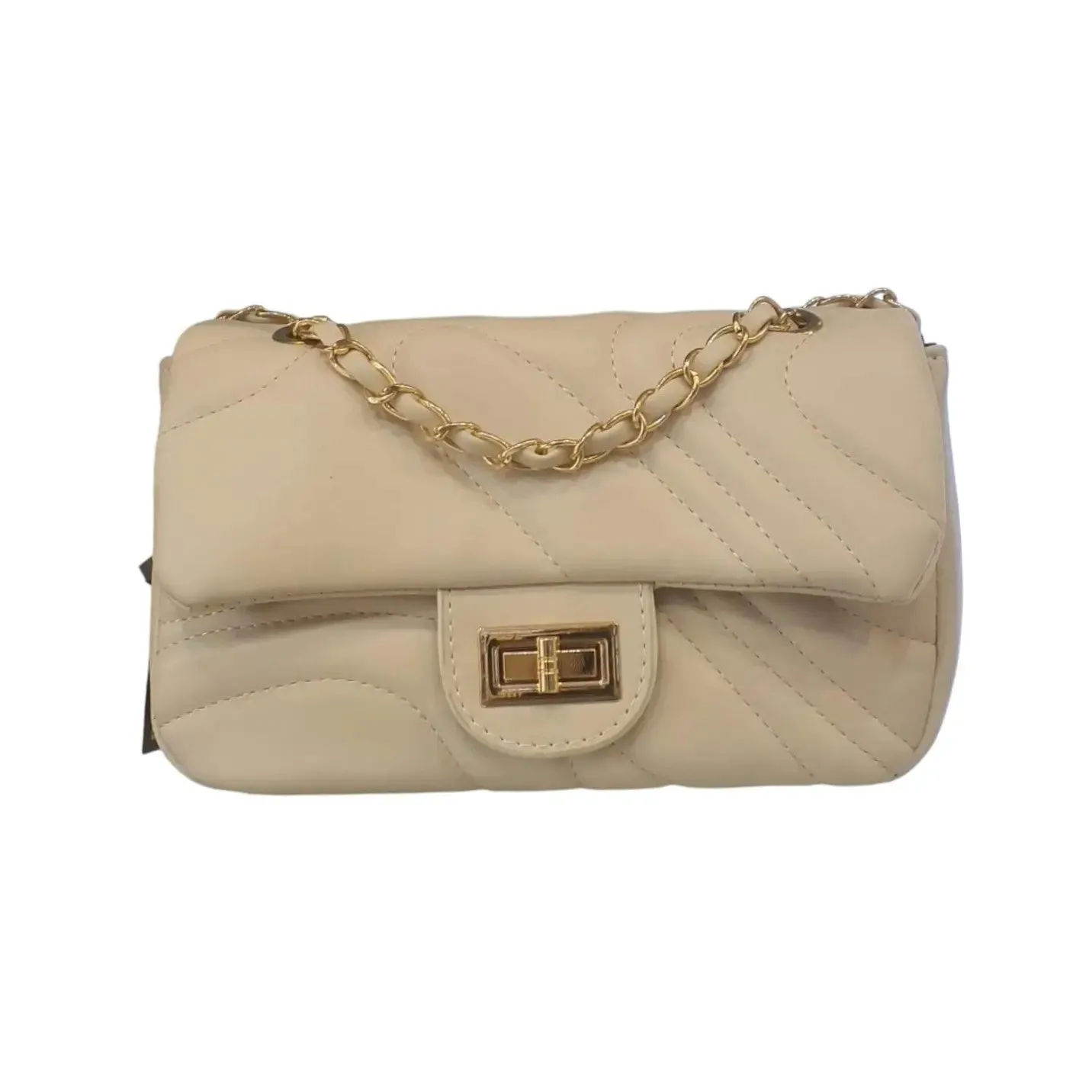 Chain Strap Quilted Flap Bag