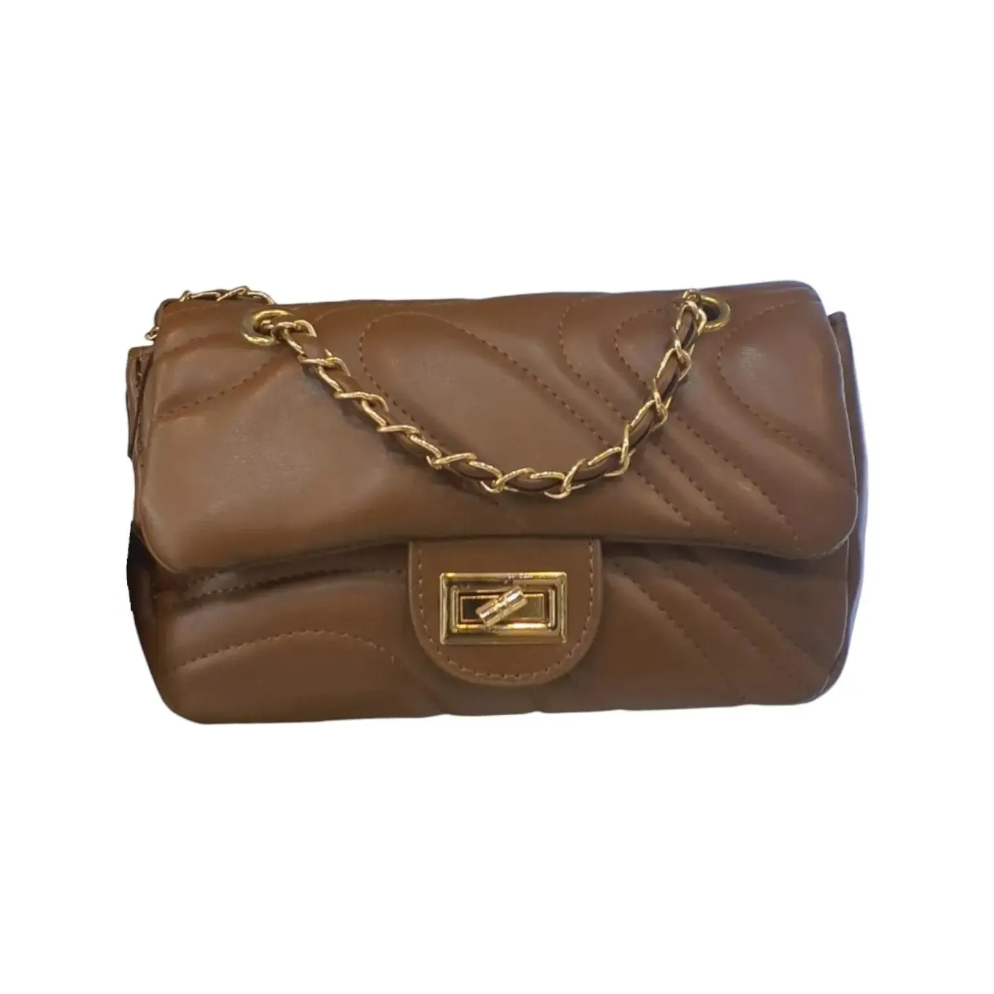 Chain Strap Quilted Flap Bag