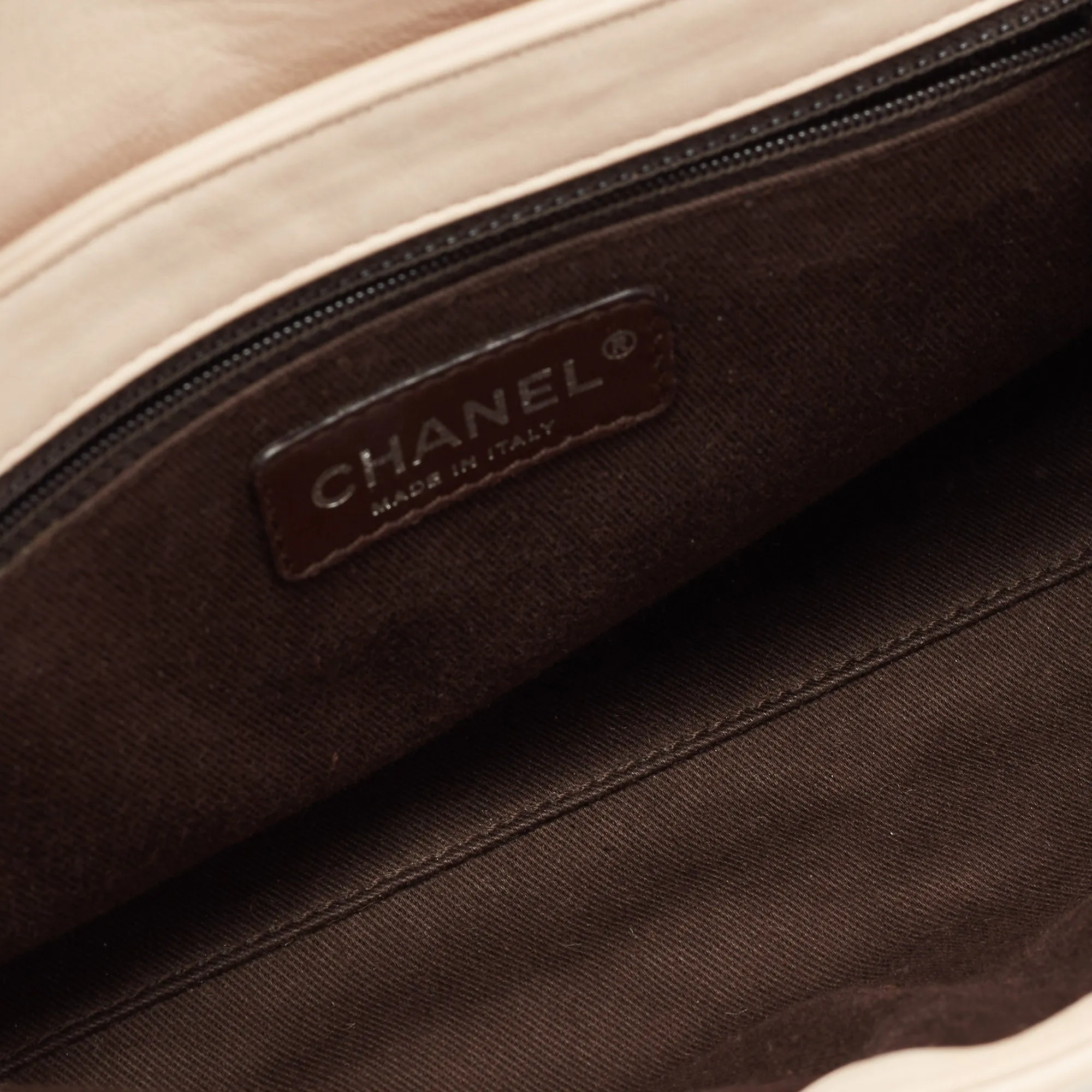 Chanel Beige/Brown Quilted Leather Reissue Shoulder Bag