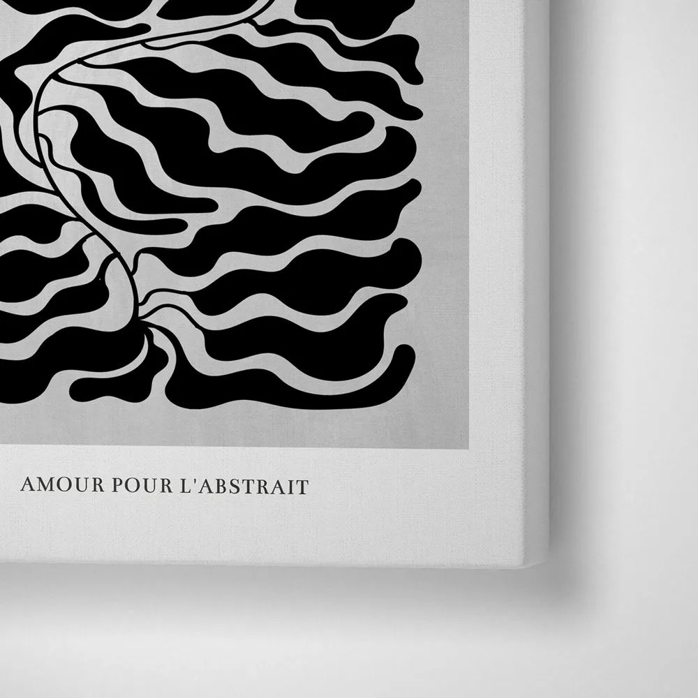 Decoupe Abstraite - Black Abstract Art Paintings