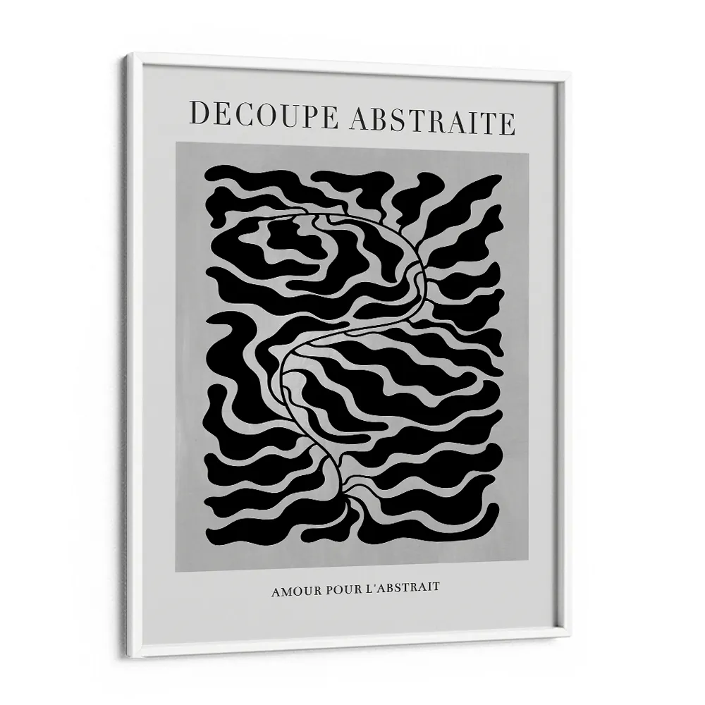 Decoupe Abstraite - Black Abstract Art Paintings
