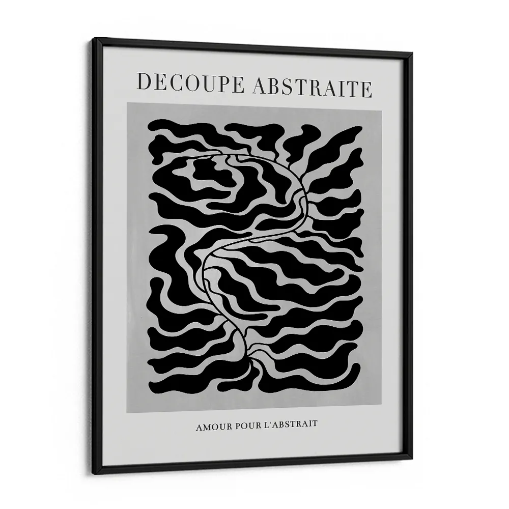 Decoupe Abstraite - Black Abstract Art Paintings
