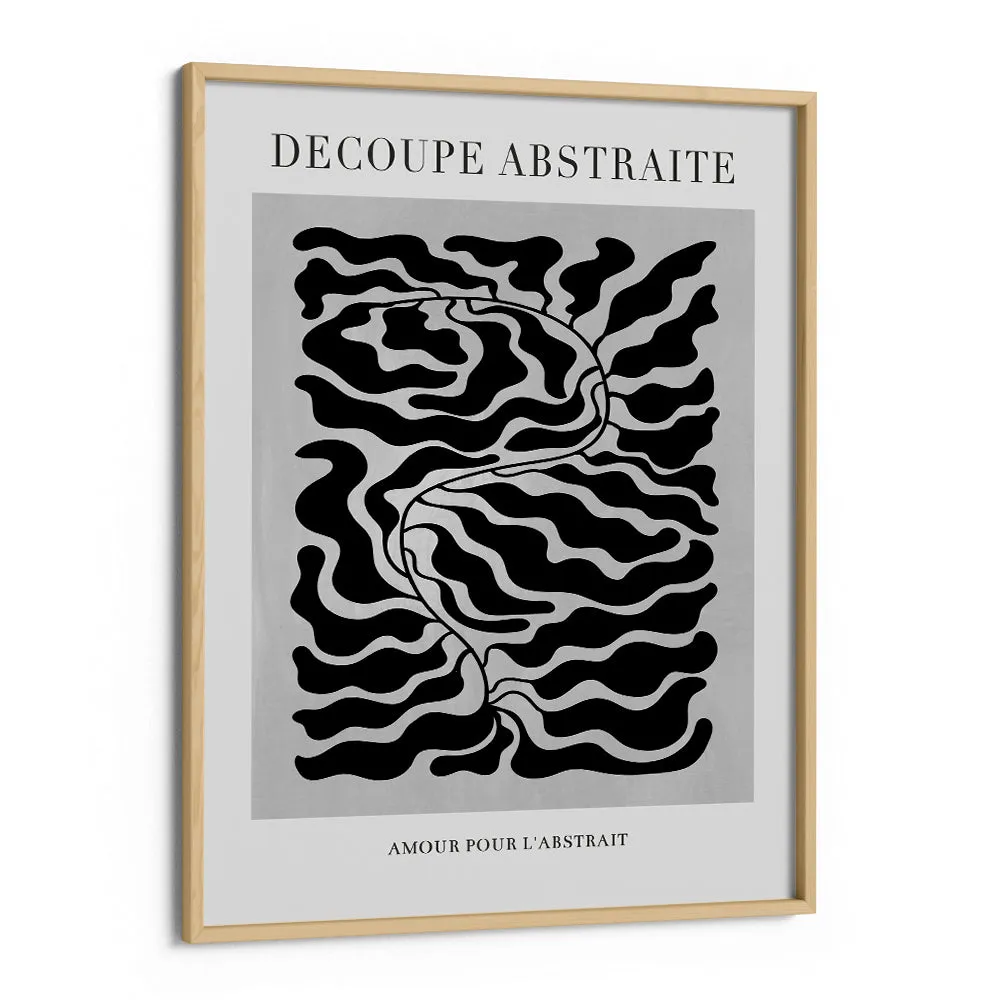 Decoupe Abstraite - Black Abstract Art Paintings