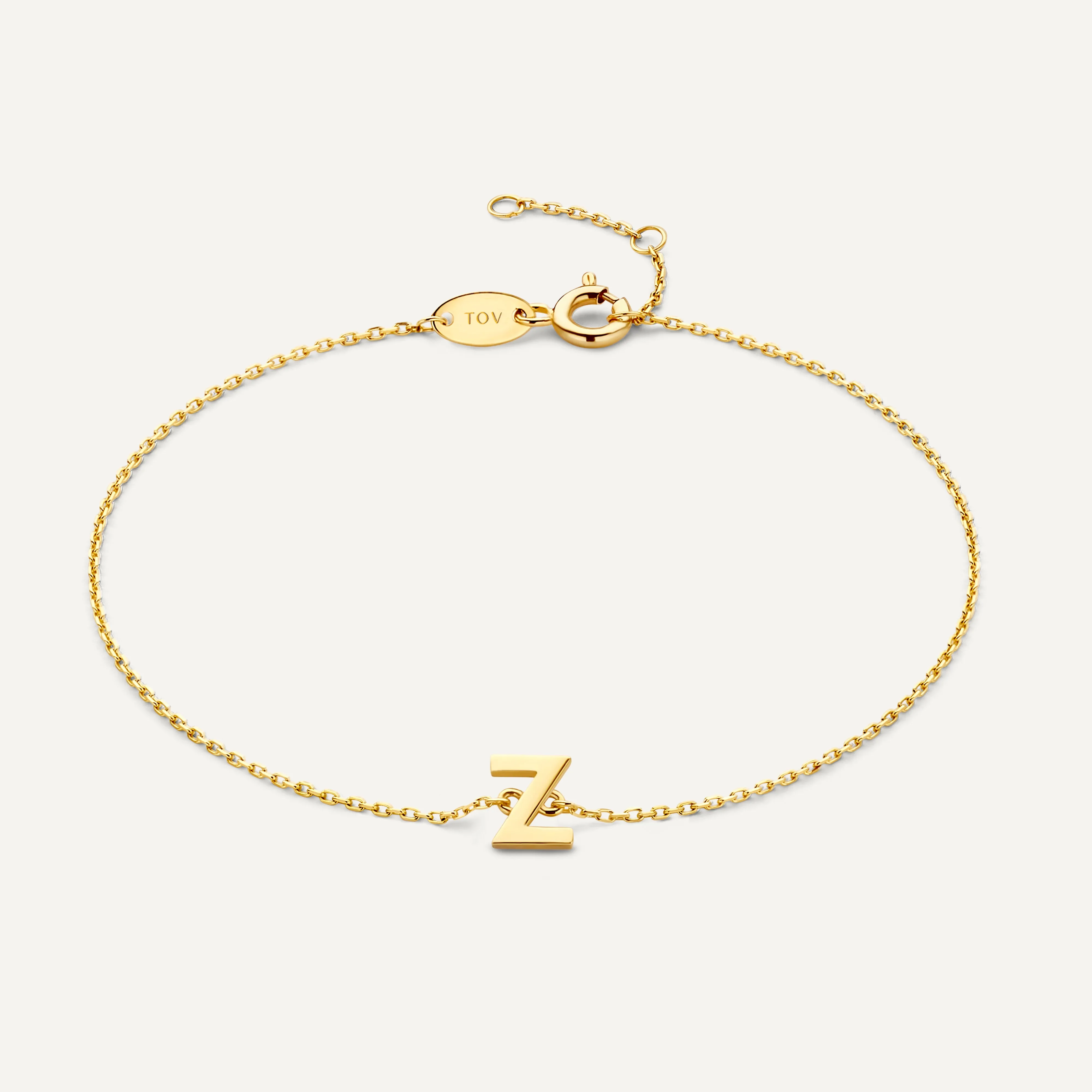 Essential Initial Letter Bracelet
