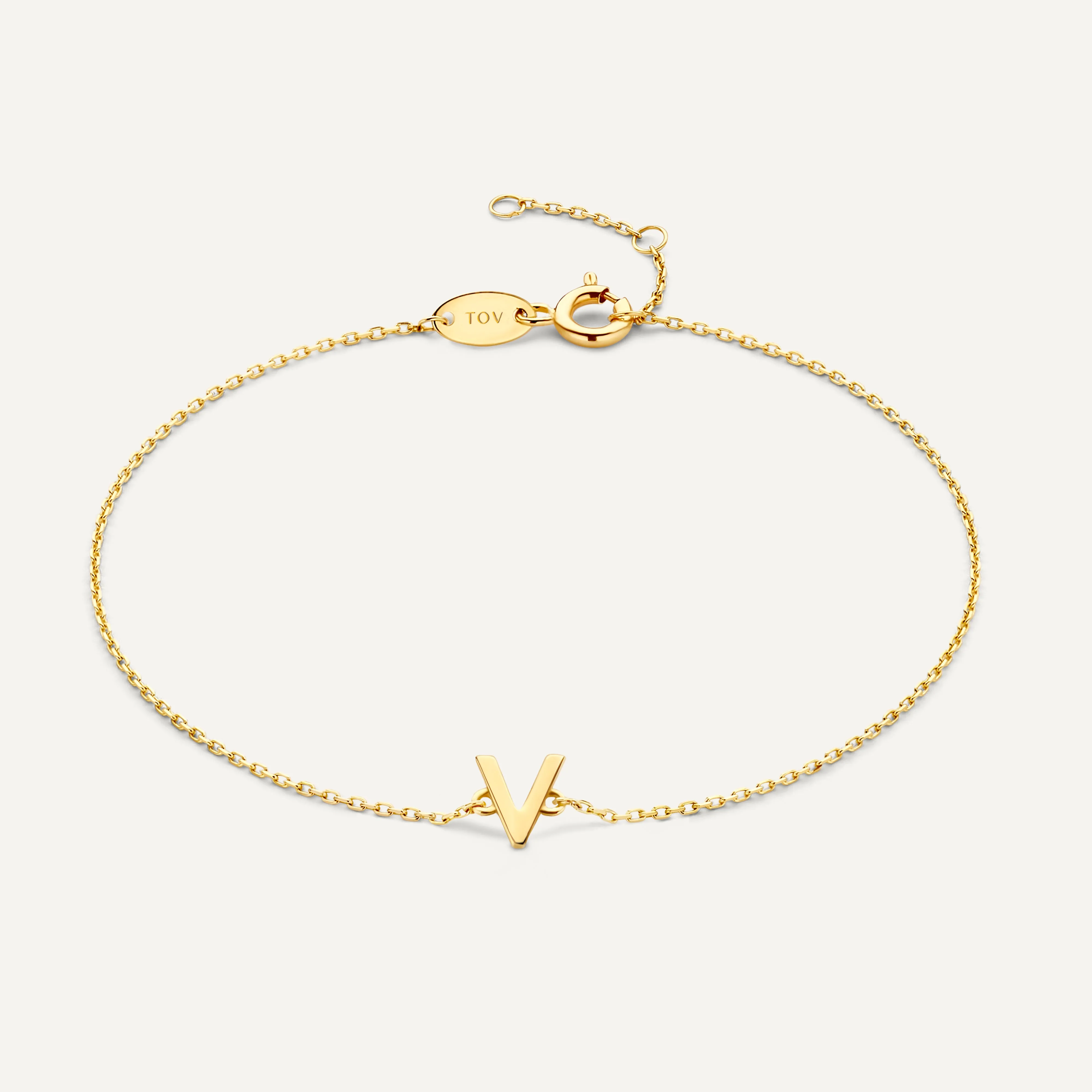 Essential Initial Letter Bracelet