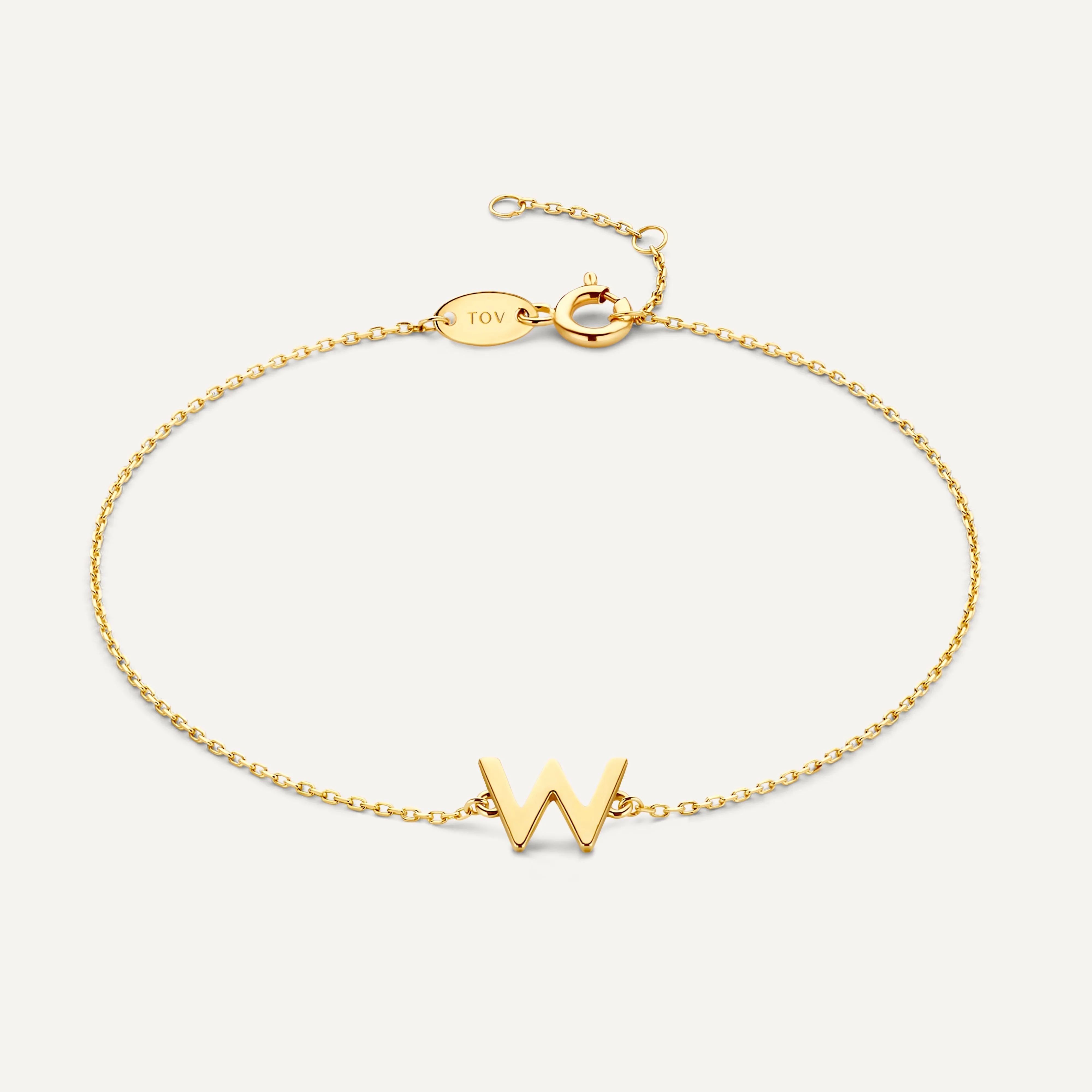 Essential Initial Letter Bracelet