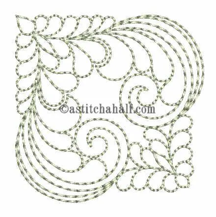 Feather Fountain Quilt Super Combo