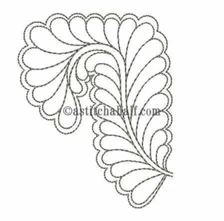 Feather Fountain Quilt Super Combo