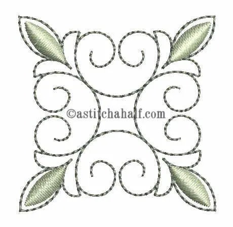 Feather Fountain Quilt Super Combo
