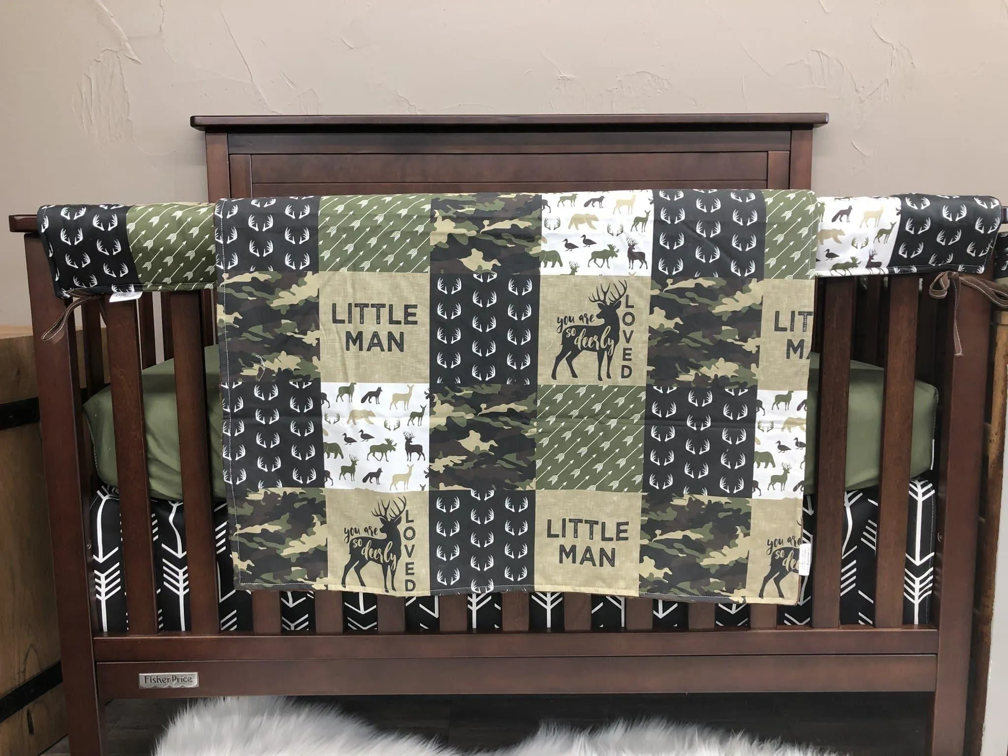 Little Man Baby Blanket or Toddler Comforter