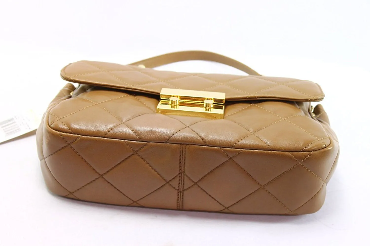 Michael Kors Sloan Large Quilted Shoulder Flap Mushroom