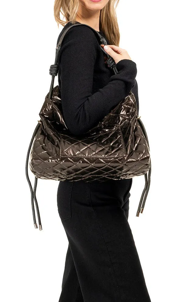 Stacey Smoke Convertible Shoulder Bag - Haute Shore
