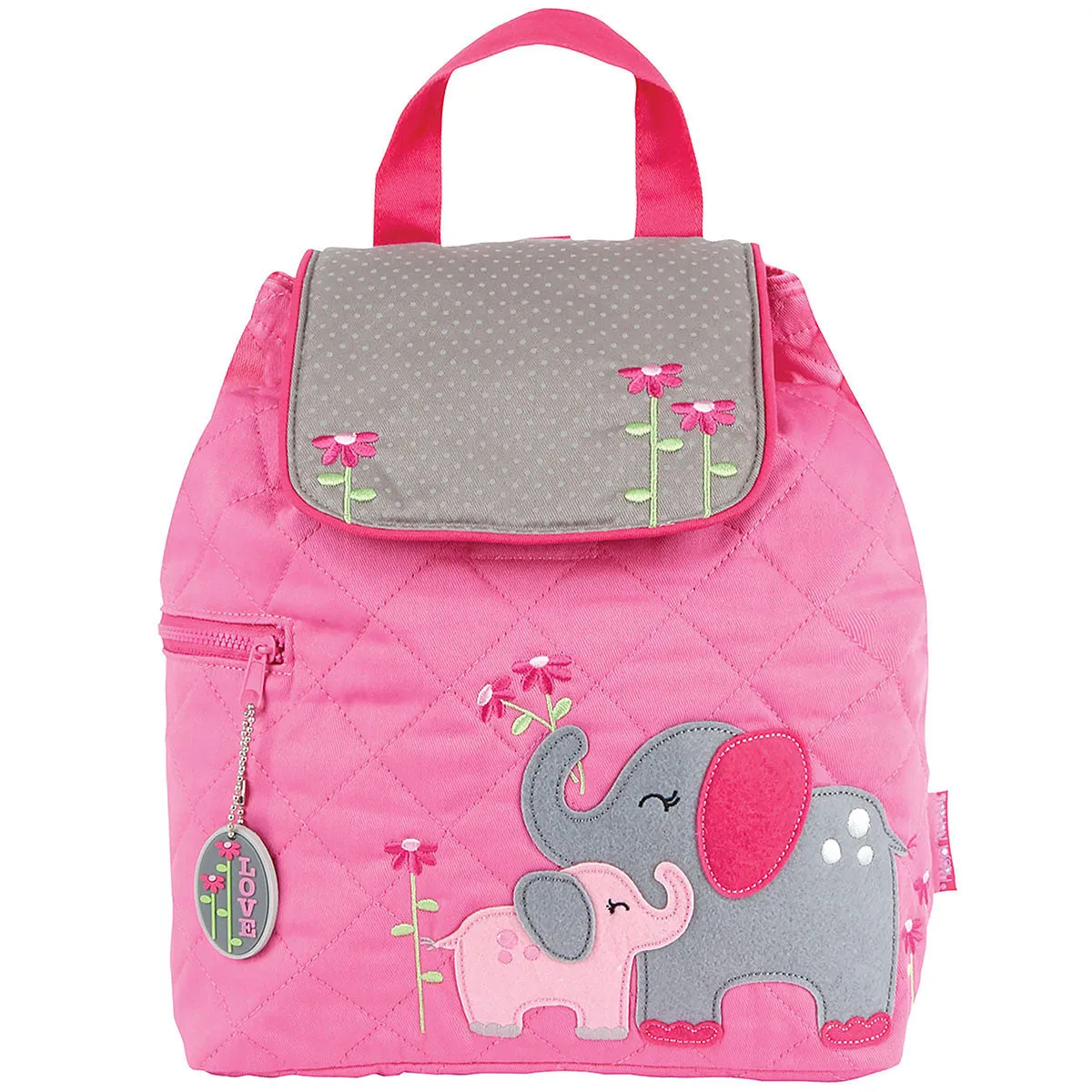 Stephen Joseph Quilted Backpack Elephant