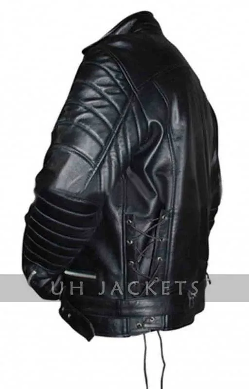 Terminator Genisys Arnold Schwarzenegger Leather Jacket