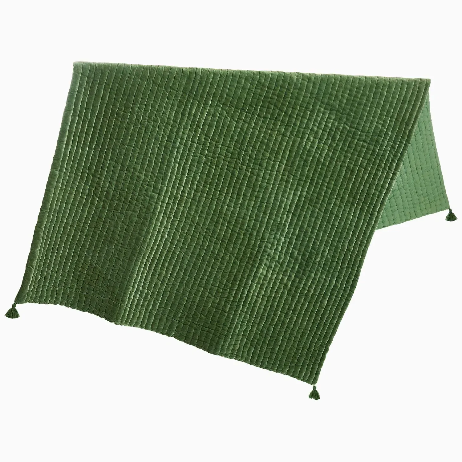 Velvet Moss Throw