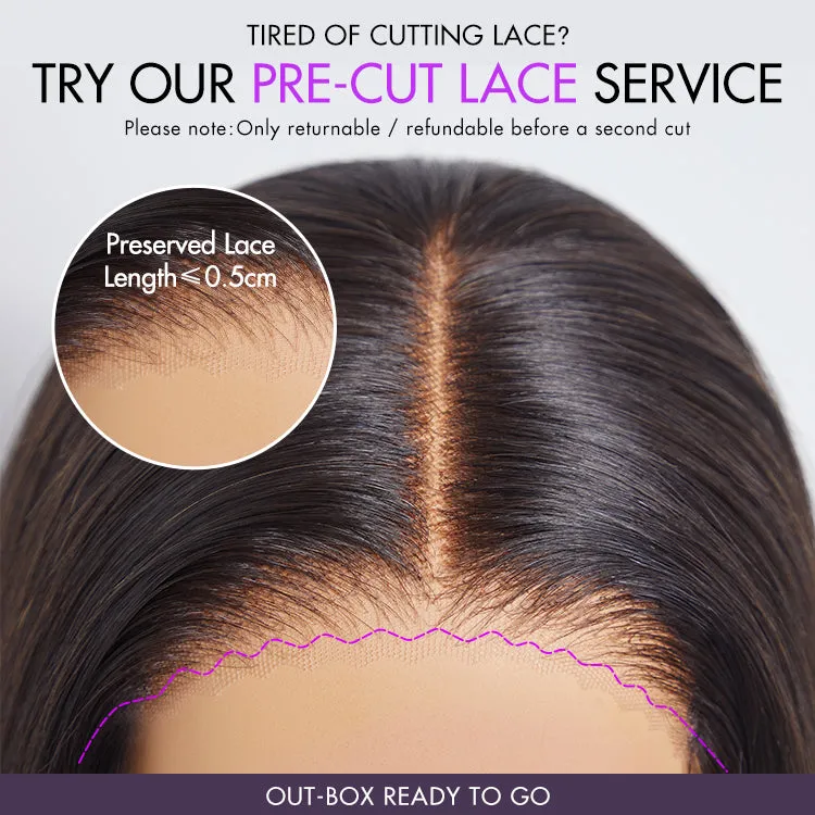 VIP ONLY | Effortlessly Chic Layered Haircut Wavy Glueless HD Minimalist Lace Short Wig