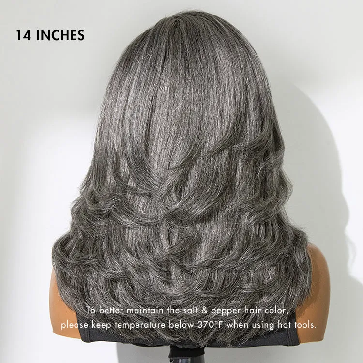 VIP ONLY | Effortlessly Chic Layered Haircut Wavy Glueless HD Minimalist Lace Short Wig