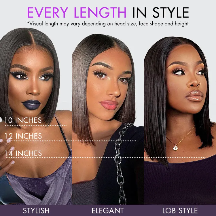 VIP ONLY | Luvme All-Day Comfort Wig Blonde Highlight Blunt Cut Bob Glueless Minimalist HD Lace Short Bob Wig Pre-Cut Lace