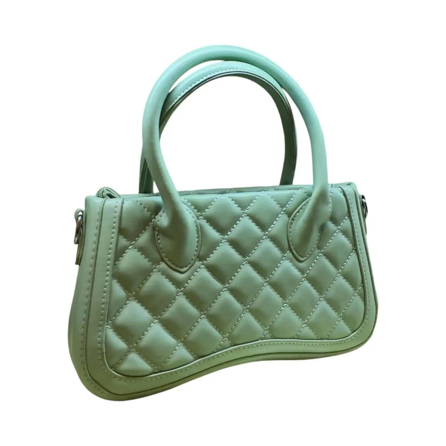 Wavey Small Quilted Handbag
