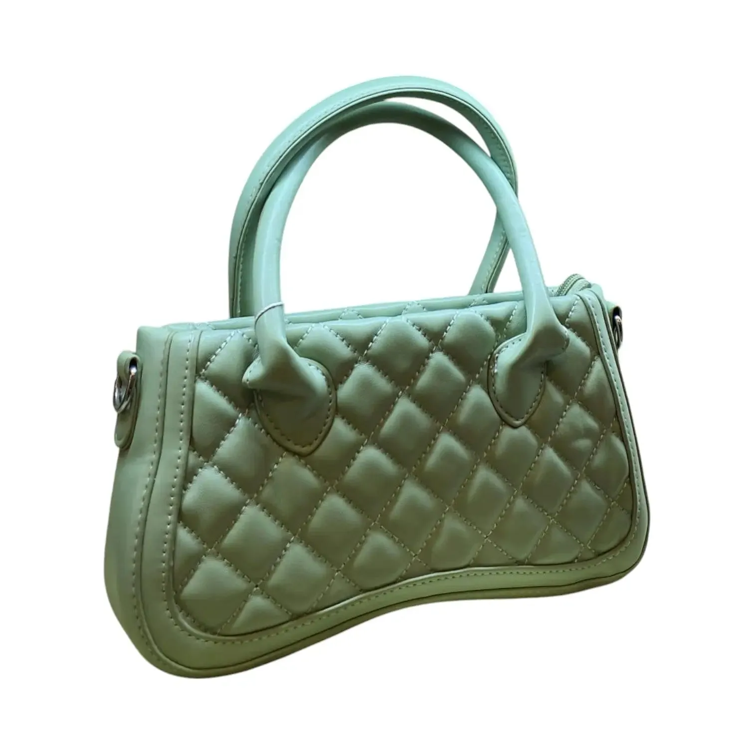 Wavey Small Quilted Handbag