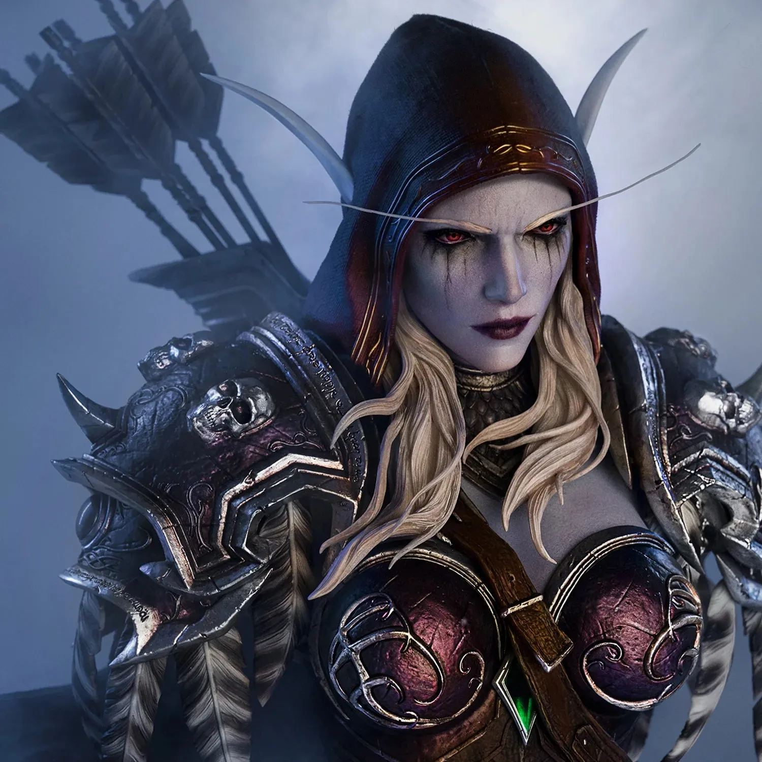 World of Warcraft Sylvanas 1:3 Scale Bust